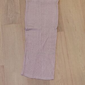 ASOS Ribbed Knit Skirt in Dusty Mauve